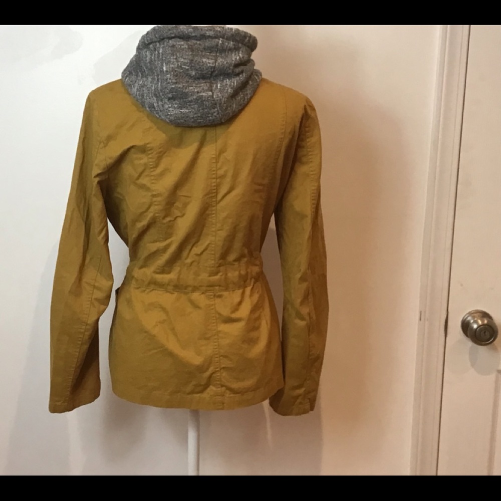 2SABLE MILITARY ANORAK MUSTARD HOODIE JACKET LG - Picture 11 of 15